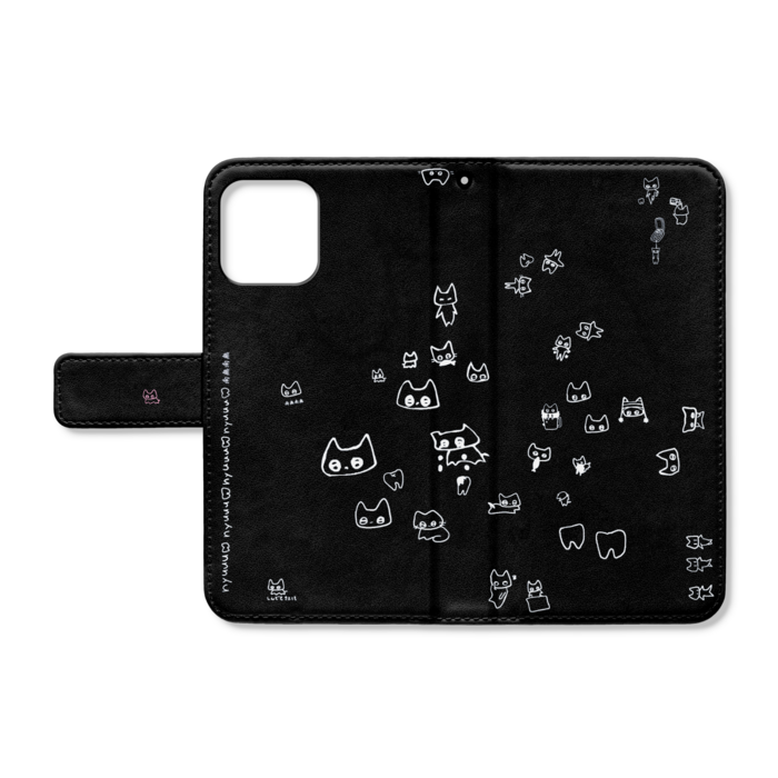 手帳型iPhoneケース - iPhone12 / 12 Pro - ストラップ穴 あり