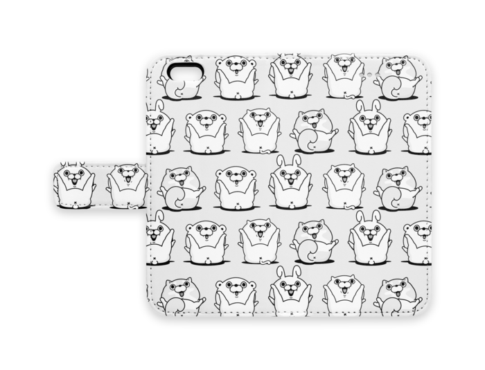 手帳型iPhoneケース - iPhone6 - ストラップ穴 なし