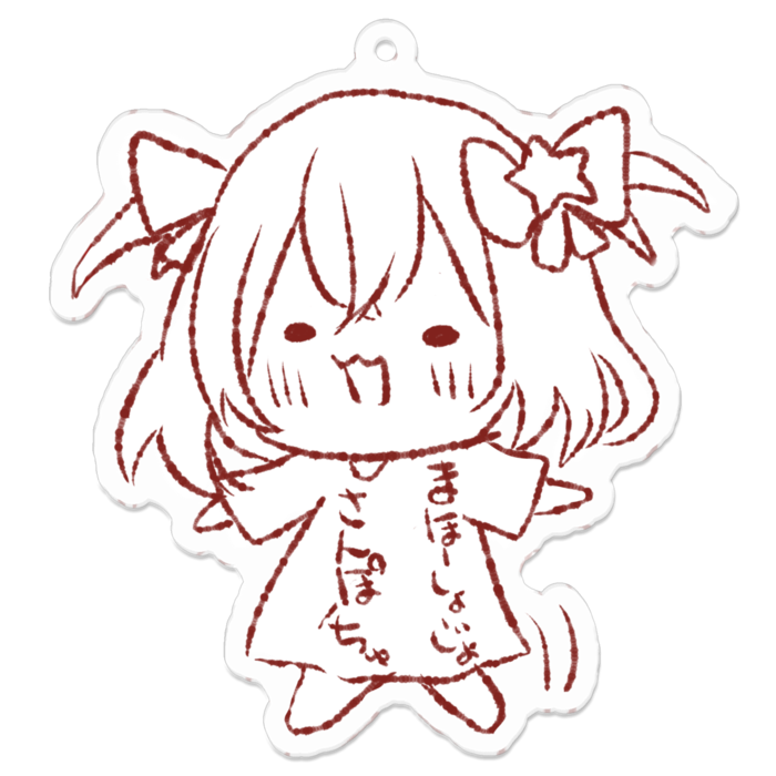 アクリルキーホルダー - 70 x 70 (mm)