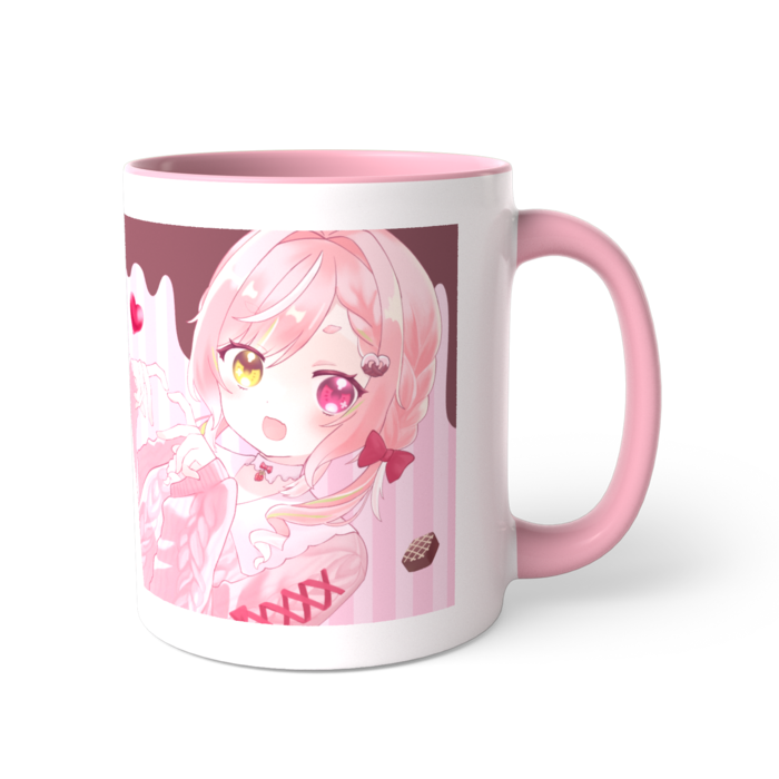 ツートンカラーマグカップ - 直径 8.2cm / 高さ 9.5cm