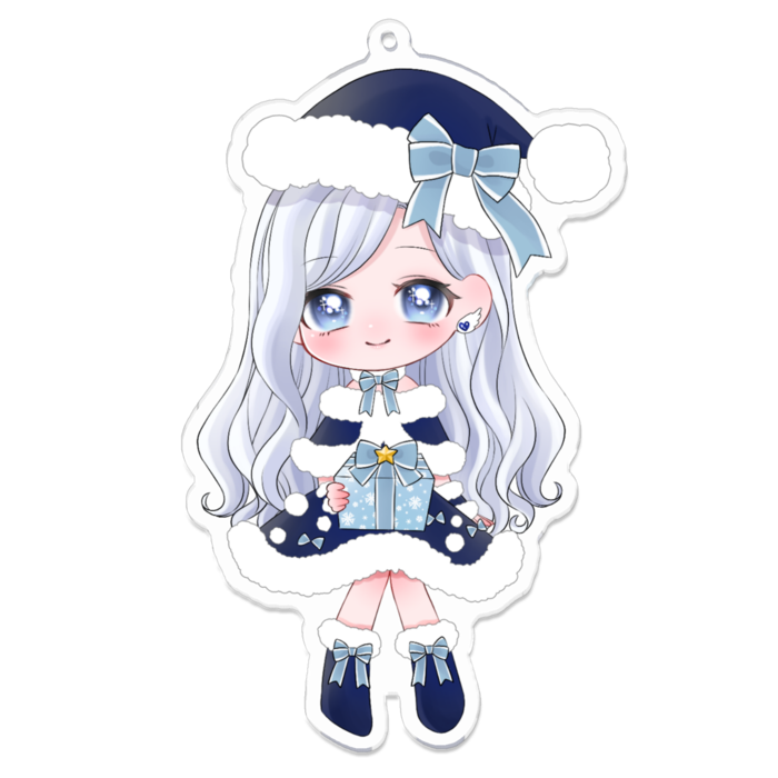 アクリルキーホルダー（コーティング） - 100 x 100 (mm)