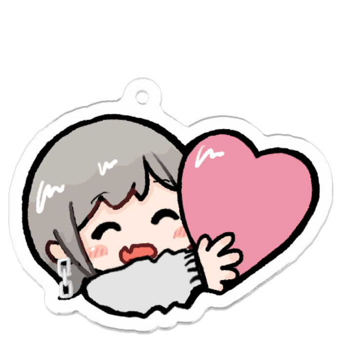 アクリルキーホルダー - 50 x 50 (mm)