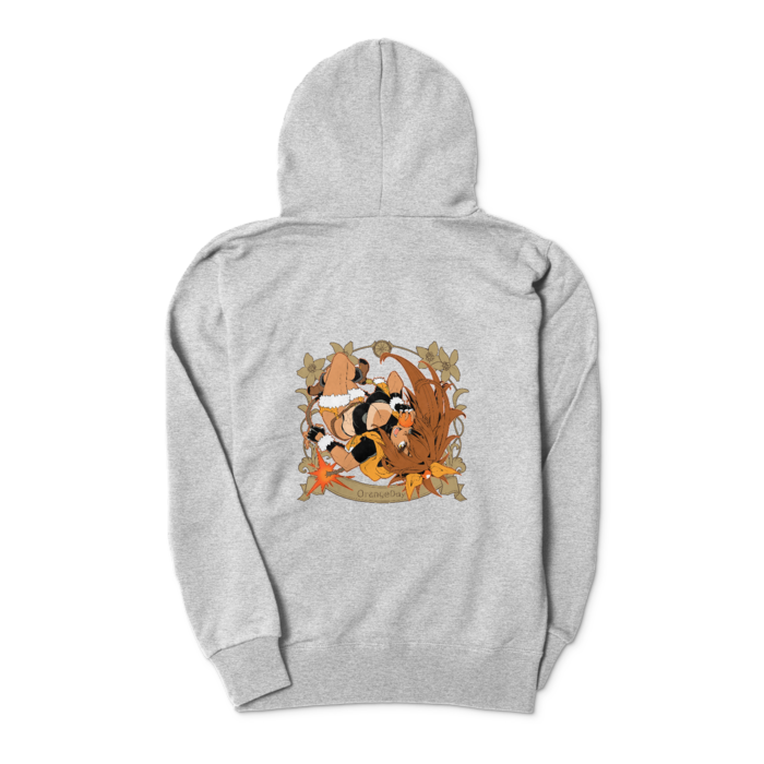 ジップパーカー - S - 杢グレー