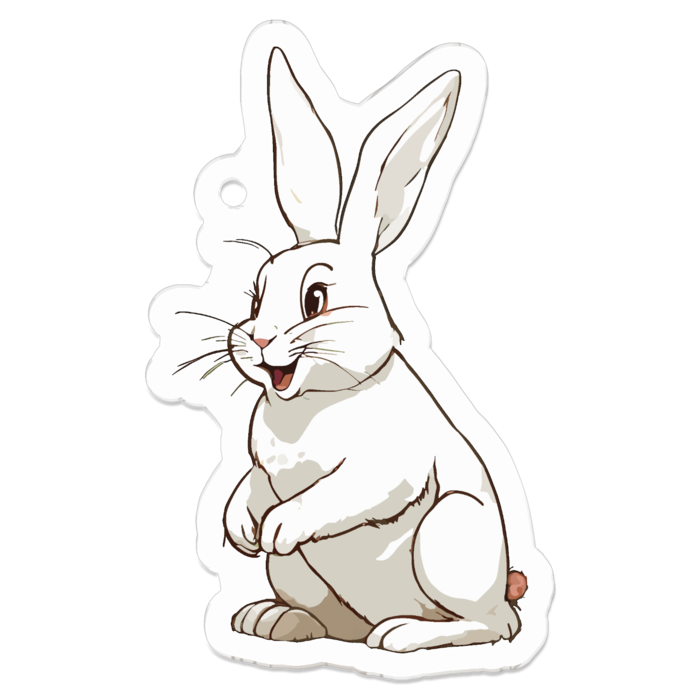 アクリルキーホルダー - 50 x 50 (mm)