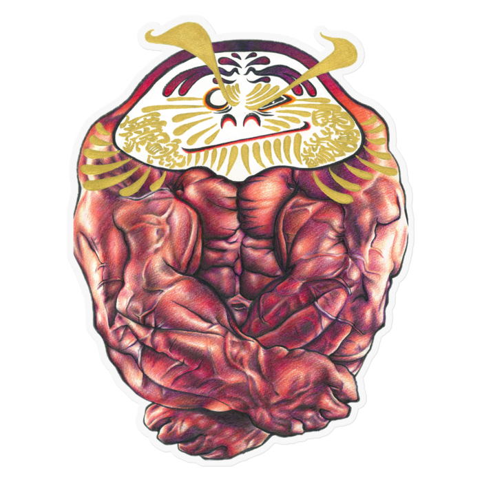 ステッカー - 160 x 160 (mm)クリア