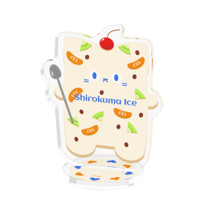 しろくまアイス（ぱっちり）
