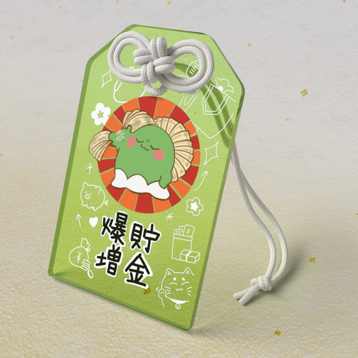 アクリルお守り - 50 × 80mm