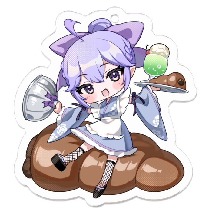 アクリルキーホルダー - 50 x 50 (mm)