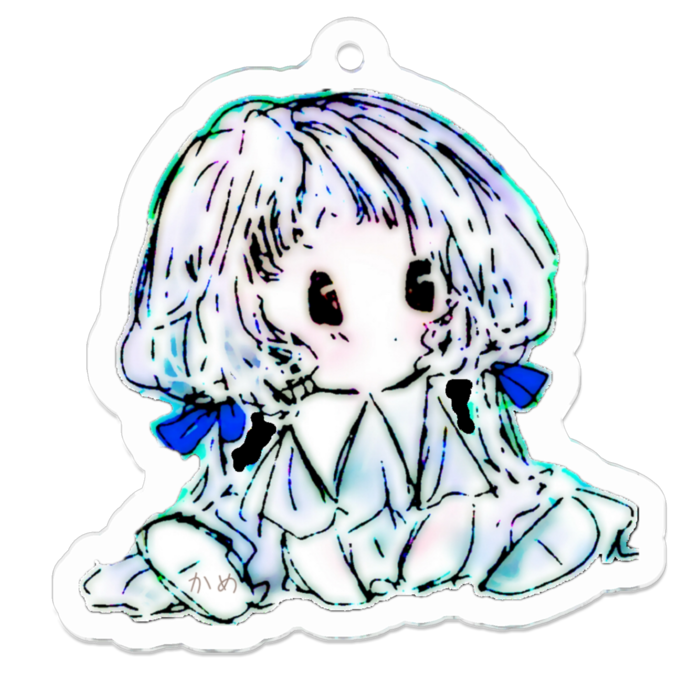 アクリルキーホルダー - 50 x 50 (mm)