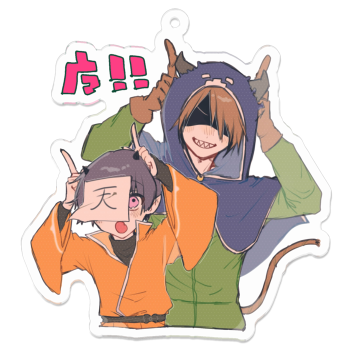 アクリルキーホルダー - 70 x 70 (mm)