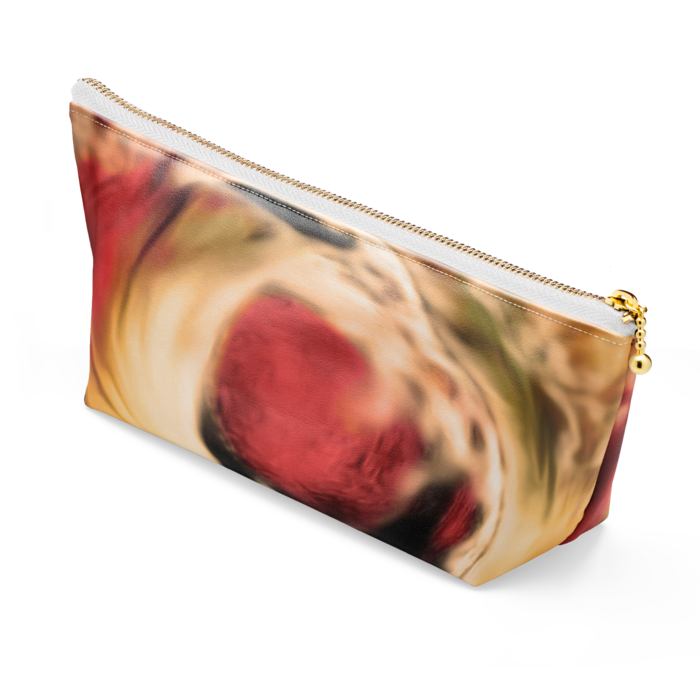 ポーチ - 長さ21.5cm / 高さ10cm - ホワイト