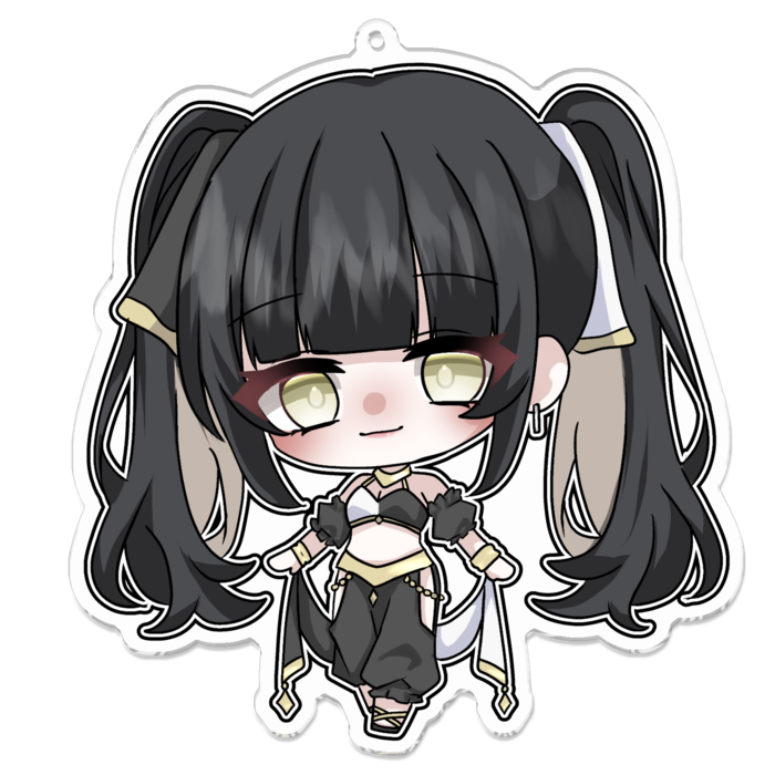 アクリルキーホルダー - 100 x 100 (mm)