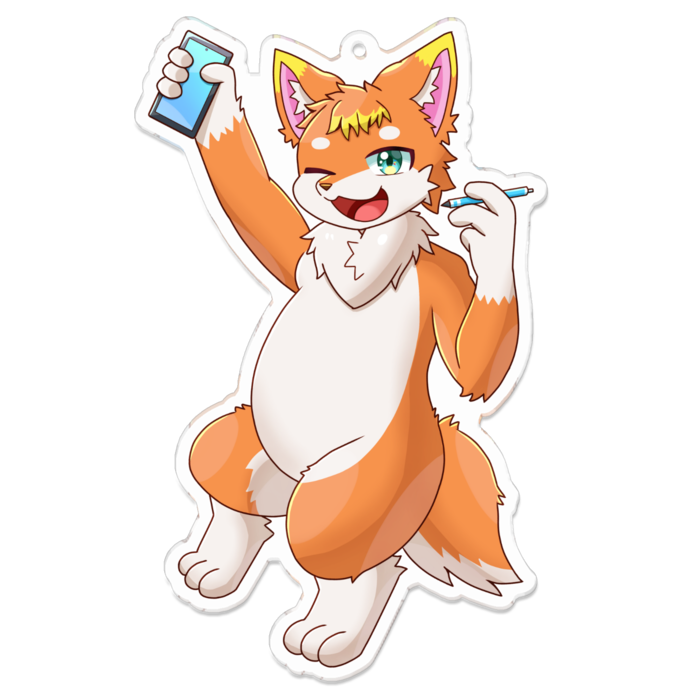 アクリルキーホルダー - 100 x 100 (mm)