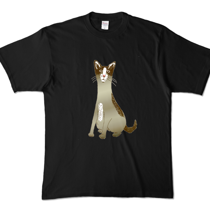 カラーTシャツ - XL - ブラック (濃色)