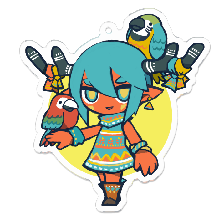 アクリルキーホルダー - 70 x 70 (mm)