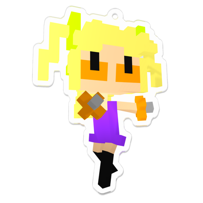 アクリルキーホルダー - 70 x 70 (mm)