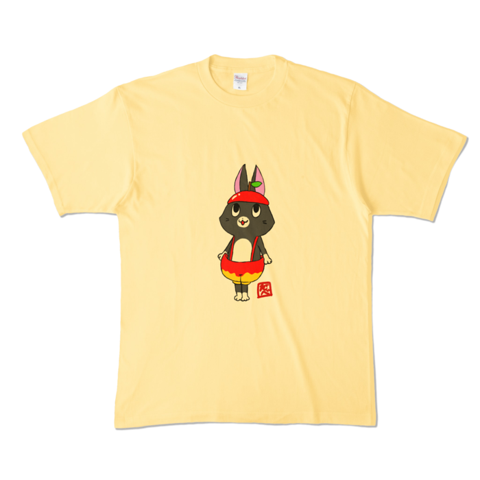 カラーTシャツ - XL - ライトイエロー (淡色)