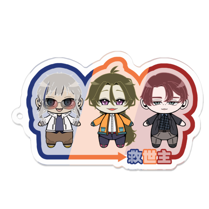 アクリルキーホルダー - 70 x 70 (mm)