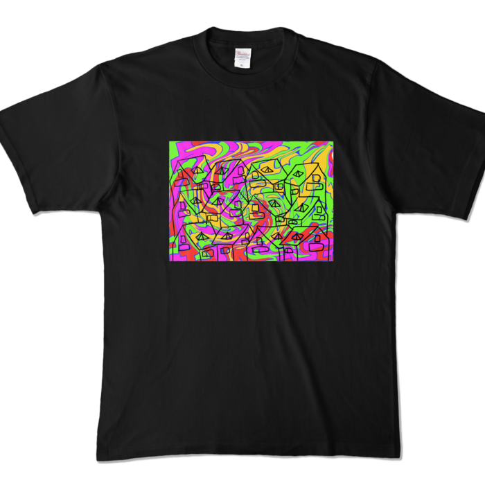 カラーTシャツ - XL - ブラック (濃色)