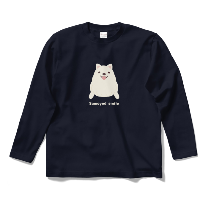 ロングスリーブTシャツ　紺　S