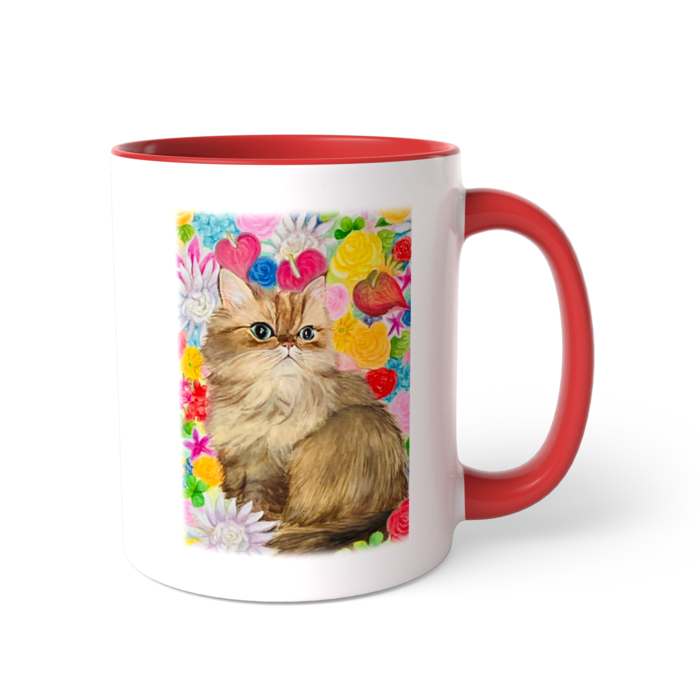 ツートンカラーマグカップ - 直径 8.2cm / 高さ 9.5cm