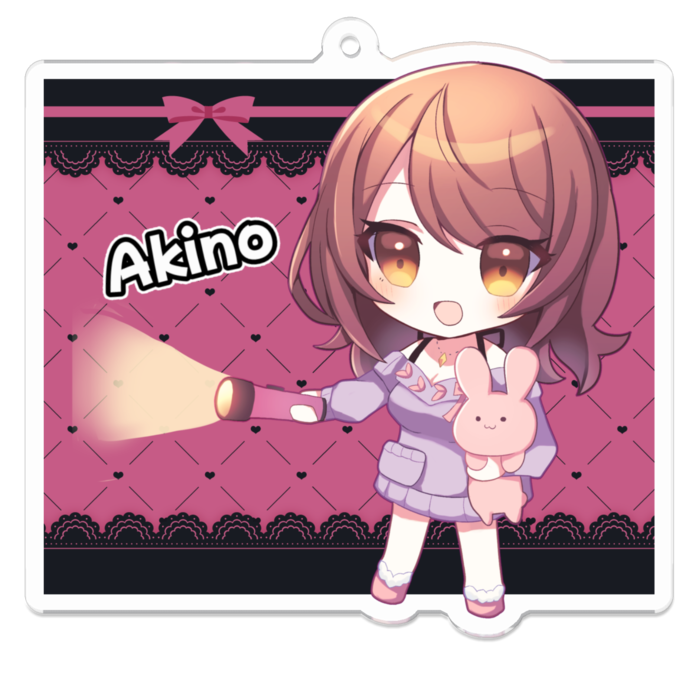 アクリルキーホルダー（コーティング） - 70 x 70 (mm)