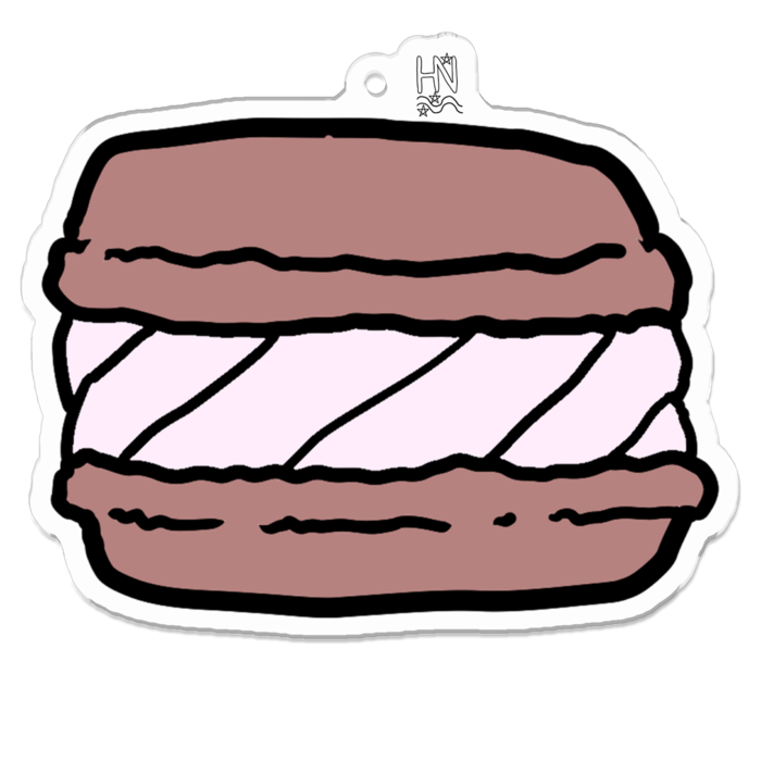 アクリルキーホルダー（コーティング） - 70 x 70 (mm)