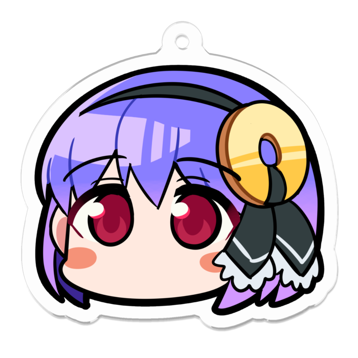 アクリルキーホルダー（コーティング） - 50 x 50 (mm)
