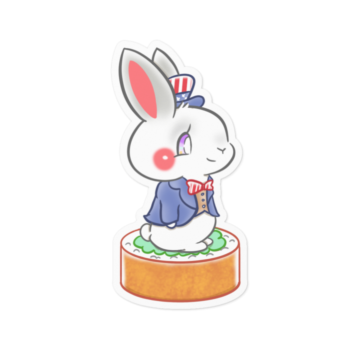 ステッカー - 100 x 100 (mm)