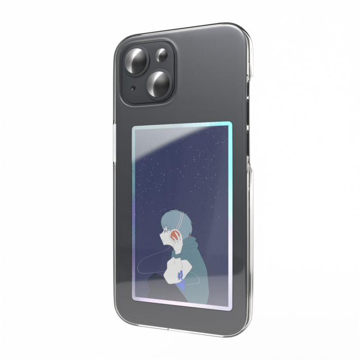 オーロラスマホステッカー - 縦