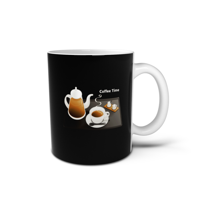 マグカップ　黒色（ブラック）