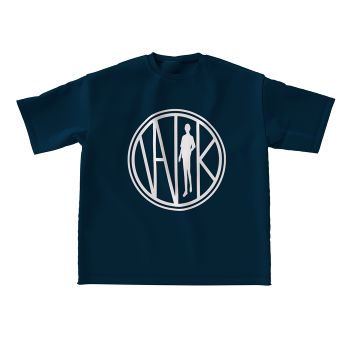 ビッグシルエットTシャツ - ネイビー - L