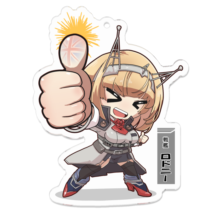 アクリルキーホルダー - 70 x 70 (mm)
