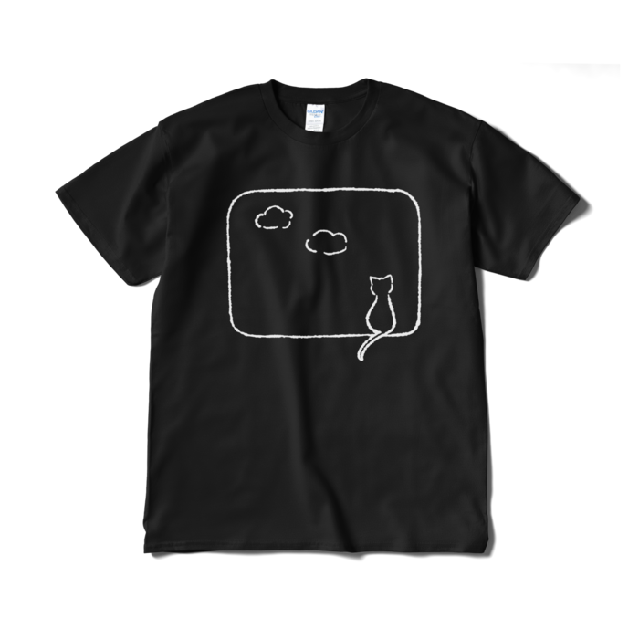 Tシャツ(白) - XL - ブラック