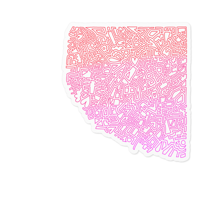 ステッカー - 100 x 100 (mm)