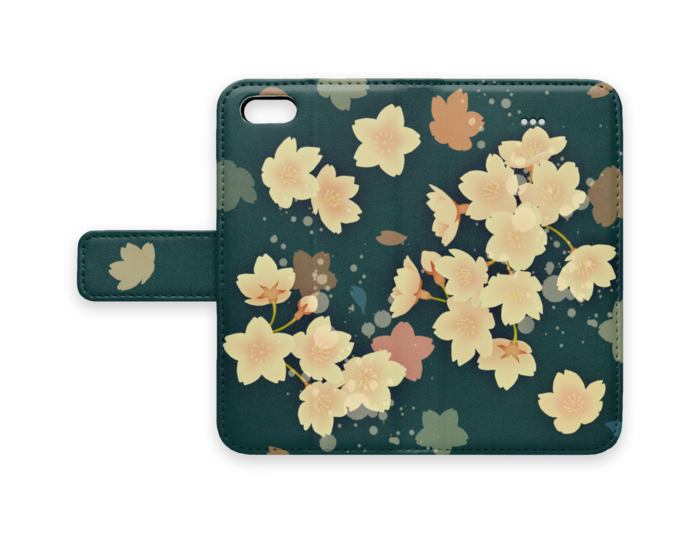 手帳型iPhoneケース - iPhone5 - ストラップ穴 なし