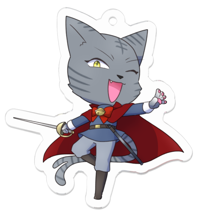 アクリルキーホルダー（コーティング） - 50 × 50 (mm)