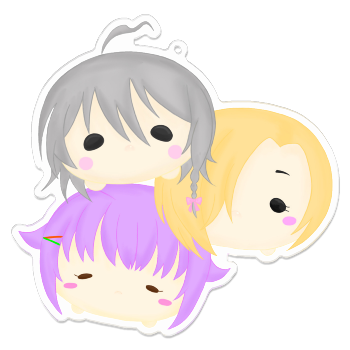 アクリルキーホルダー - 100 x 100 (mm)