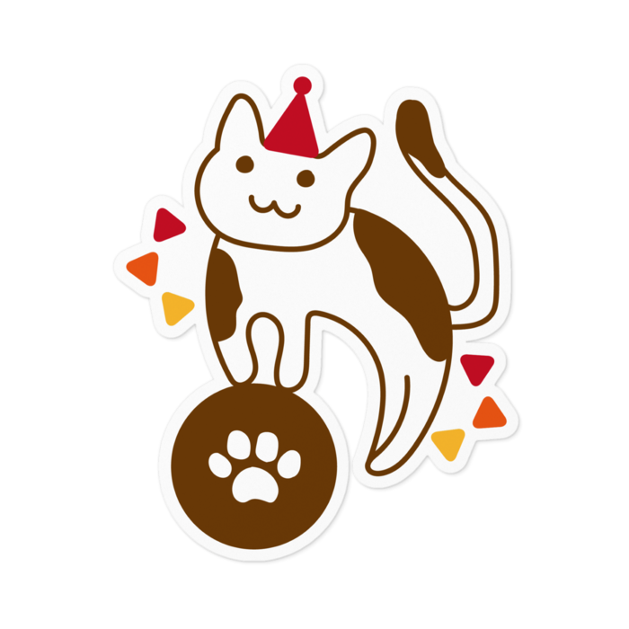 ステッカー - 100 x 100 (mm)