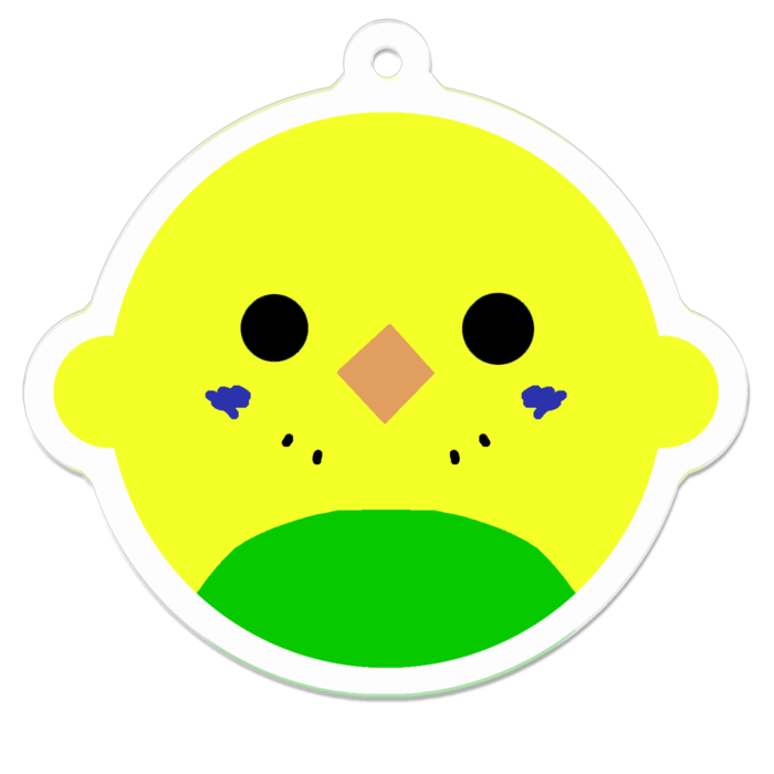 アクリルキーホルダー - 50 x 50 (mm)