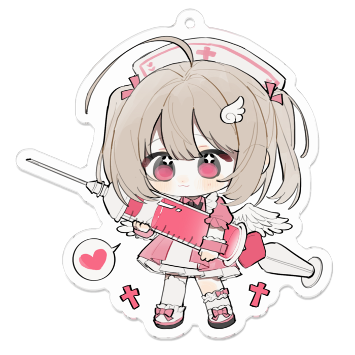 アクリルキーホルダー - 70 x 70 (mm)