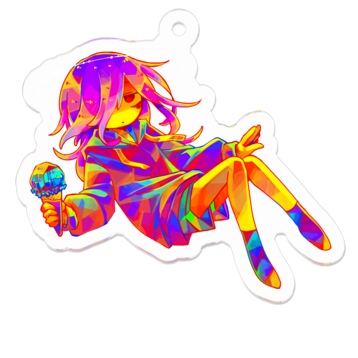 アクリルキーホルダー - 50 x 50 (mm)