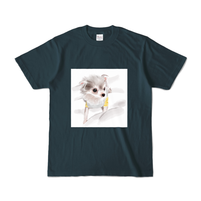 カラーTシャツ - S - デニム (濃色)