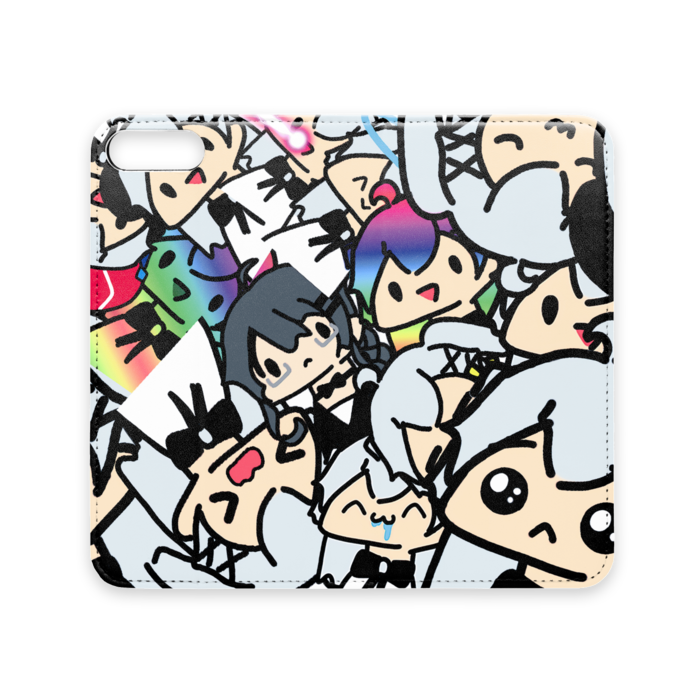 手帳型iPhoneケース（ベルトなし） - iPhone 8 Plus / 7 Plus - ストラップ穴 なし