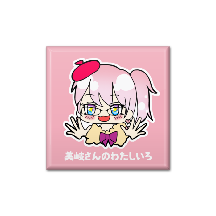 缶バッジ - 四角形40mm