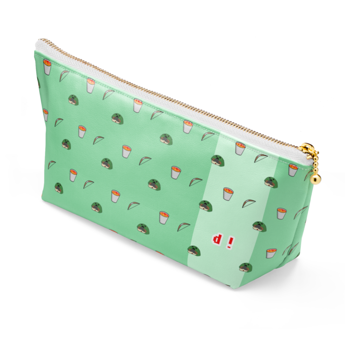 ポーチ - 長さ21.5cm / 高さ10cm - ホワイト