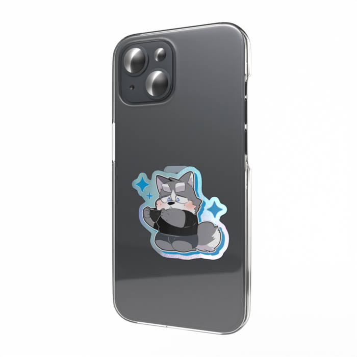オーロラスマホステッカー - W55 × H91mm 以内