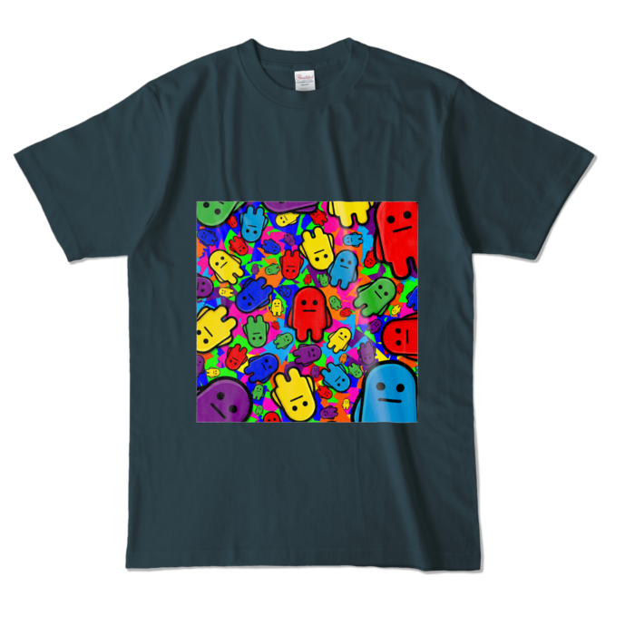 カラーTシャツ - L - デニム (濃色)