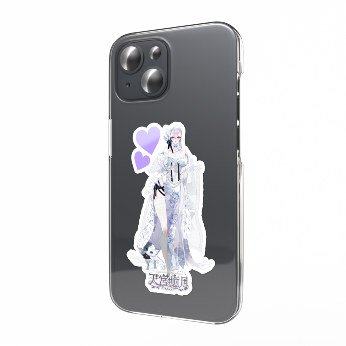 【新衣装ロングヘア】スマホステッカー - 縦