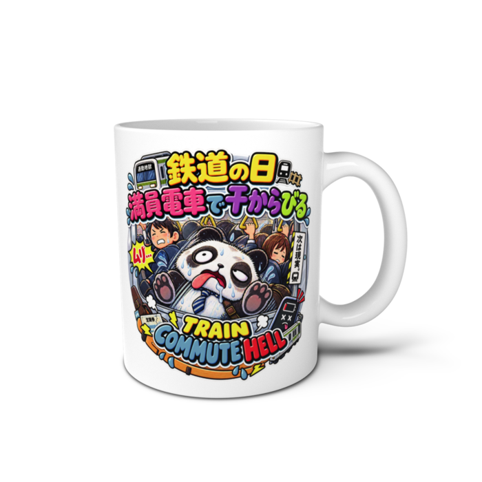 マグカップ - 直径 8cm / 高さ 9.5cm